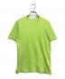 COMME des GARCONS SHIRT（コムデギャルソンシャツ）の古着「バックロゴTシャツ」｜黄緑