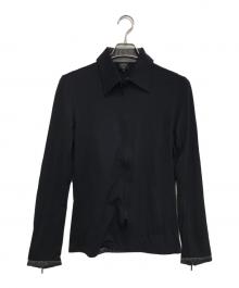 Jean Paul Gaultier homme（ジャンポールゴルチェオム）の古着「パワーネットジップシャツ」｜ネイビー