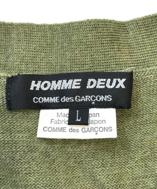 COMME des GARCONS HOMME DEUX（コムデギャルソン オム ドゥ）COMME des GARCONS HOMME DEUX (コムデギャルソン オム ドゥ) ニットベスト グリーン サイズ:Lの古着・服飾アイテム