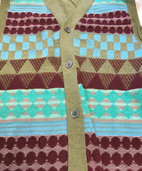 COMME des GARCONS HOMME DEUX（コムデギャルソン オム ドゥ）COMME des GARCONS HOMME DEUX (コムデギャルソン オム ドゥ) ニットベスト グリーン サイズ:Lの古着・服飾アイテム