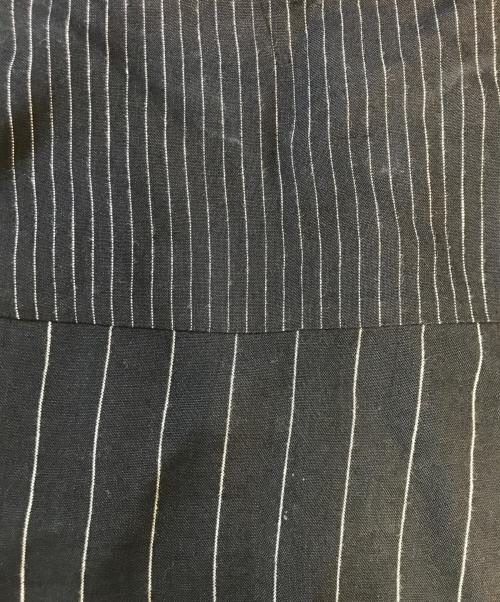 tricot COMME des GARCONS（トリココムデギャルソン）tricot COMME des GARCONS (トリココムデギャルソン) 切替ストライプスカート ネイビー サイズ:Sの古着・服飾アイテム