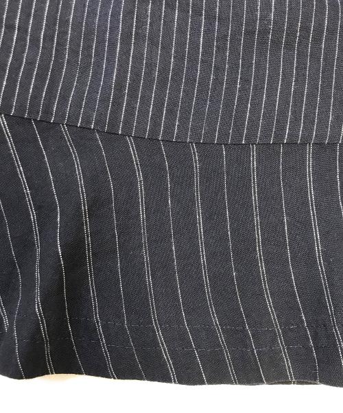 tricot COMME des GARCONS（トリココムデギャルソン）tricot COMME des GARCONS (トリココムデギャルソン) 切替ストライプスカート ネイビー サイズ:Sの古着・服飾アイテム