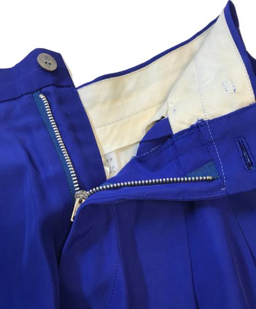 COMME des GARCONS（コムデギャルソン）COMME des GARCONS (コムデギャルソン) 80's 2タックハーフパンツ ブルー サイズ:Sの古着・服飾アイテム
