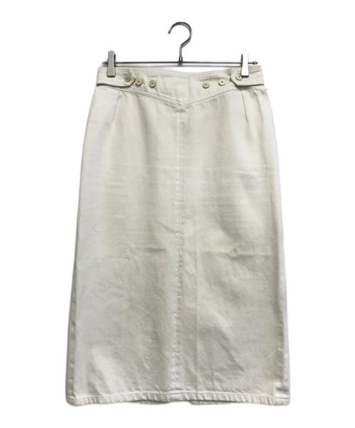 DRIES VAN NOTEN（ドリスヴァンノッテン）DRIES VAN NOTEN (ドリスヴァンノッテン) スカート ホワイト サイズ:40の古着・服飾アイテム