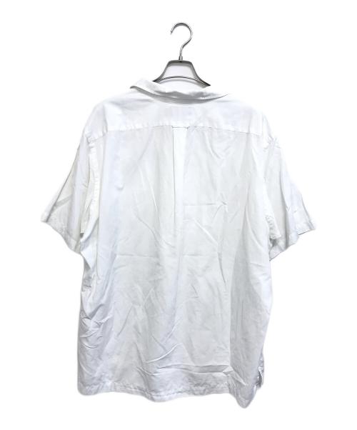 POLO RALPH LAUREN（ポロ・ラルフローレン）POLO RALPH LAUREN (ポロ・ラルフローレン) コットンリネンオープンカラーシャツ ホワイト サイズ:XXLの古着・服飾アイテム