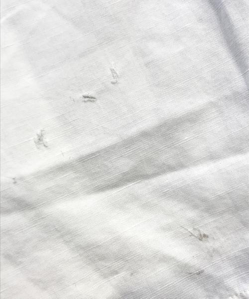 POLO RALPH LAUREN（ポロ・ラルフローレン）POLO RALPH LAUREN (ポロ・ラルフローレン) コットンリネンオープンカラーシャツ ホワイト サイズ:XXLの古着・服飾アイテム