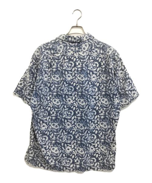 POLO RALPH LAUREN（ポロ・ラルフローレン）POLO RALPH LAUREN (ポロ・ラルフローレン) CALDWELL総柄オープンカラーシャツ ブルー サイズ:Lの古着・服飾アイテム