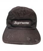 SUPREMEシュプリーム）の古着「overdyed camo camp cap」