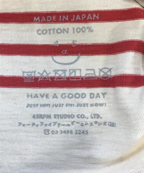 45R（フォーティファイブ・アール）45R (フォーティファイブ・アール) バスクの908Tシャツ ホワイト サイズ:2の古着・服飾アイテム