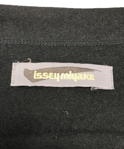 ISSEY MIYAKE（イッセイミヤケ）ISSEY MIYAKE (イッセイミヤケ) 変形ウールワンピース ブラック サイズ:9の古着・服飾アイテム