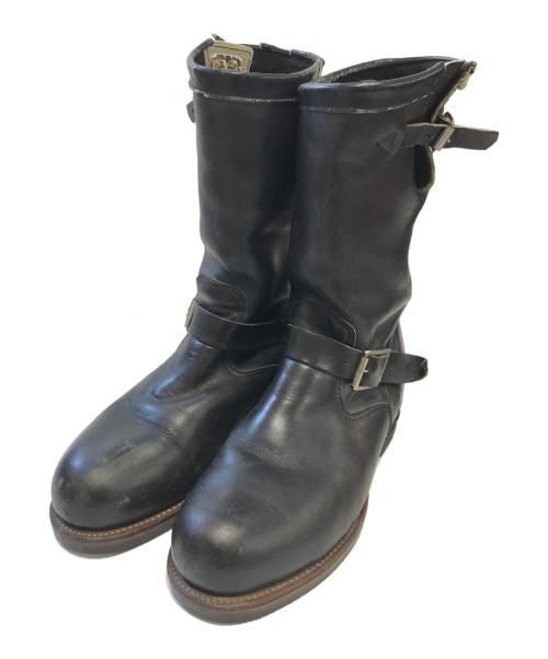 CHIPPEWA（チペワ）CHIPPEWA (チペワ) エンジニアブーツ ブラック サイズ:8 1/2 Dの古着・服飾アイテム