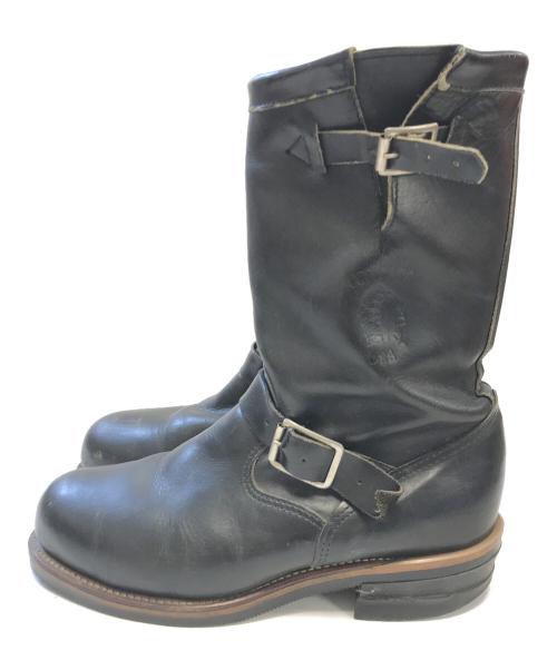 CHIPPEWA（チペワ）CHIPPEWA (チペワ) エンジニアブーツ ブラック サイズ:8 1/2 Dの古着・服飾アイテム