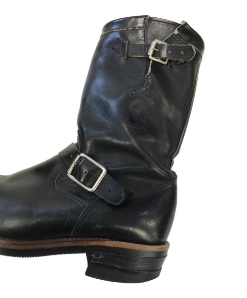 CHIPPEWA（チペワ）CHIPPEWA (チペワ) エンジニアブーツ ブラック サイズ:8 1/2 Dの古着・服飾アイテム