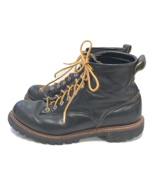 RED WING（レッドウィング）RED WING (レッドウィング) ラインマン ブーツ ブラック サイズ:US9/UK8/EU42/CM27の古着・服飾アイテム