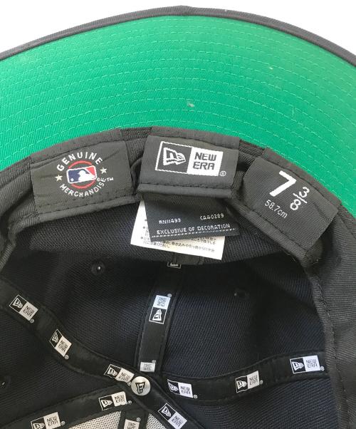 New Era（ニューエラ）New Era (ニューエラ) ロングブリムハット ネイビー サイズ:7(3/8)の古着・服飾アイテム