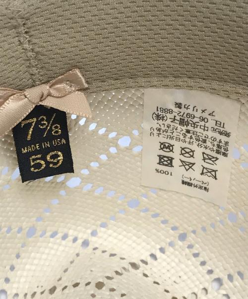 STETSON（ステットソン）STETSON (ステットソン) ストローハット サイズ:7 3/8の古着・服飾アイテム