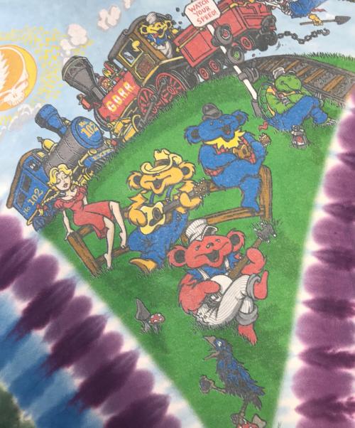バンドTシャツ（バンドTシャツ）バンドTシャツ (バンドTシャツ) 10s GRATEFUL DEAD(グレイトフル・デッド) バンドTシャツ スカイブルー サイズ:XLの古着・服飾アイテム