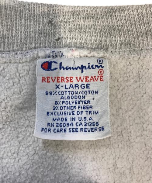 Champion（チャンピオン）Champion (チャンピオン) リバースウィーブスウェット グレー サイズ:X LARGEの古着・服飾アイテム