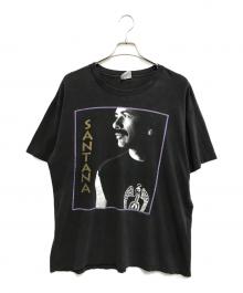 バンドTシャツ（バンドTシャツ）の古着「90sCARLOS SANTANA(カルロス サンタナ)バンドTシャツ」｜ブラック