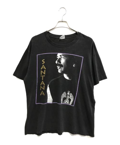 バンドTシャツ（バンドTシャツ）バンドTシャツ (バンドTシャツ) 90sCARLOS SANTANA(カルロス サンタナ)バンドTシャツ ブラック サイズ:XLの古着・服飾アイテム