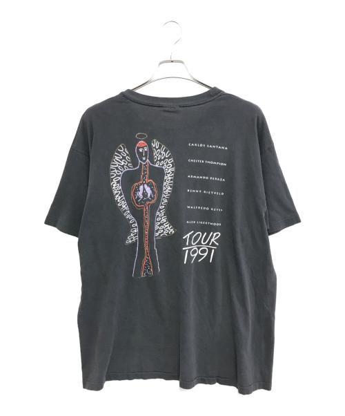 バンドTシャツ（バンドTシャツ）バンドTシャツ (バンドTシャツ) 90sCARLOS SANTANA(カルロス サンタナ)バンドTシャツ ブラック サイズ:XLの古着・服飾アイテム