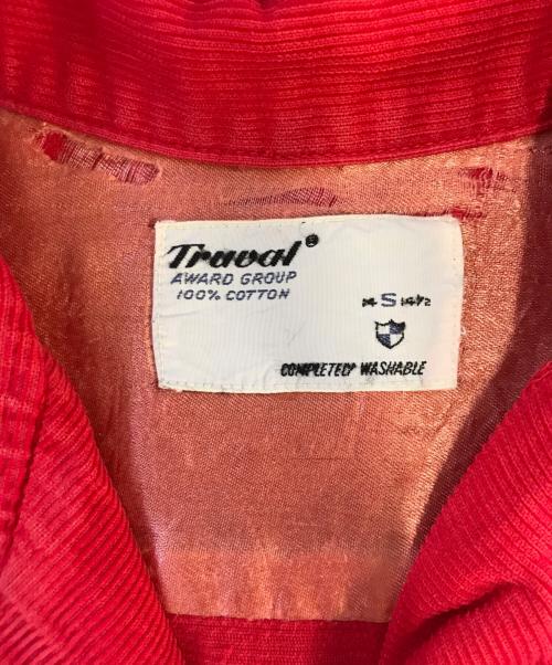 Truval（テュルーバル）Truval (テュルーバル) オープンカラーコーデュロイシャツ レッド サイズ:不明の古着・服飾アイテム