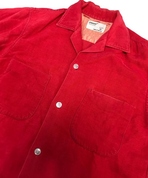 Truval（テュルーバル）Truval (テュルーバル) オープンカラーコーデュロイシャツ レッド サイズ:不明の古着・服飾アイテム