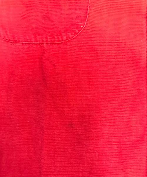 Truval（テュルーバル）Truval (テュルーバル) オープンカラーコーデュロイシャツ レッド サイズ:不明の古着・服飾アイテム
