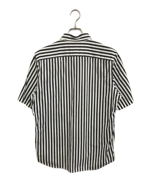 COMME des GARCONS JUNYA WATANABE MAN（コム デ ギャルソン ジュンヤ ワタナベ マン）COMME des GARCONS JUNYA WATANABE MAN (コム デ ギャルソン ジュンヤ ワタナベ マン) ストライプシャツ ブラック サイズ:Mの古着・服飾アイテム