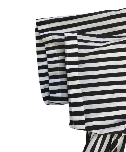 COMME des GARCONS JUNYA WATANABE MAN（コム デ ギャルソン ジュンヤ ワタナベ マン）COMME des GARCONS JUNYA WATANABE MAN (コム デ ギャルソン ジュンヤ ワタナベ マン) ストライプシャツ ブラック サイズ:Mの古着・服飾アイテム