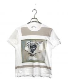 COMME des GARCONS SHIRT×Jean Michel Basquiat（コムデギャルソンシャツ×ジャンミシェルバスキア）の古着「アートプリントTシャツ」｜ホワイト