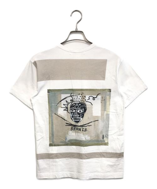 COMME des GARCONS SHIRT（コムデギャルソンシャツ）COMME des GARCONS SHIRT (コムデギャルソンシャツ) Jean Michel Basquiat (ジャンミシェルバスキア) アートプリントTシャツ ホワイト サイズ:Sの古着・服飾アイテム
