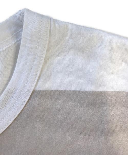 COMME des GARCONS SHIRT（コムデギャルソンシャツ）COMME des GARCONS SHIRT (コムデギャルソンシャツ) Jean Michel Basquiat (ジャンミシェルバスキア) アートプリントTシャツ ホワイト サイズ:Sの古着・服飾アイテム