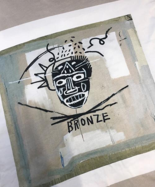 COMME des GARCONS SHIRT（コムデギャルソンシャツ）COMME des GARCONS SHIRT (コムデギャルソンシャツ) Jean Michel Basquiat (ジャンミシェルバスキア) アートプリントTシャツ ホワイト サイズ:Sの古着・服飾アイテム