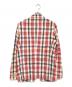 COMME des GARCONS HOMME (コムデギャルソン オム) チェックテーラードジャケット レッド サイズ:S：20000円