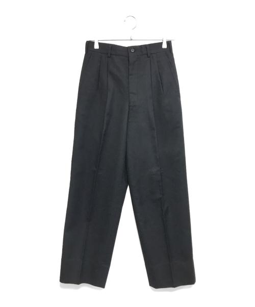 COMME des GARCONS HOMME（コムデギャルソン オム）COMME des GARCONS HOMME (コムデギャルソン オム) 80's ウールスラックス ブラック サイズ:Sの古着・服飾アイテム