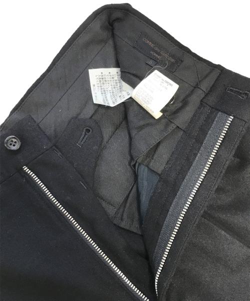 COMME des GARCONS HOMME（コムデギャルソン オム）COMME des GARCONS HOMME (コムデギャルソン オム) 80's ウールスラックス ブラック サイズ:Sの古着・服飾アイテム
