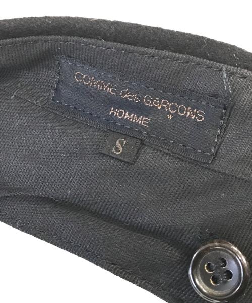 COMME des GARCONS HOMME（コムデギャルソン オム）COMME des GARCONS HOMME (コムデギャルソン オム) 80's ウールスラックス ブラック サイズ:Sの古着・服飾アイテム
