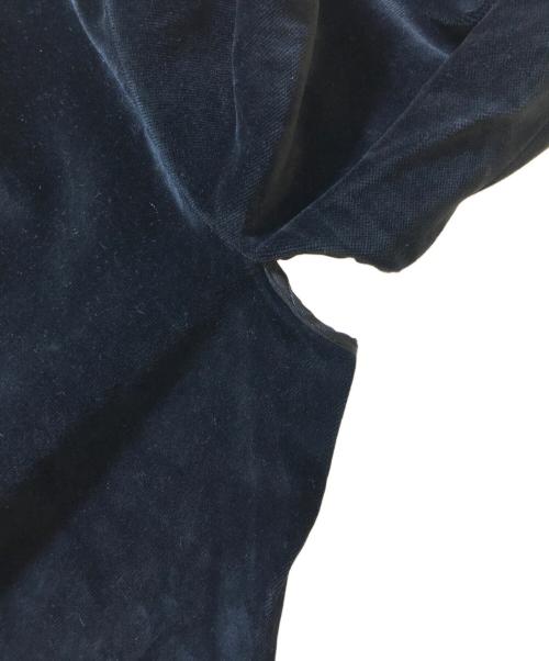 HELMUT LANG（ヘルムートラング）HELMUT LANG (ヘルムートラング) 90’s 切替ベロアカットソー ブラック サイズ:Mの古着・服飾アイテム
