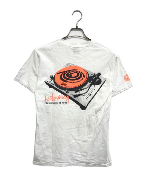 stussy（ステューシー）stussy (ステューシー) プリントTシャツ ホワイト サイズ:Sの古着・服飾アイテム
