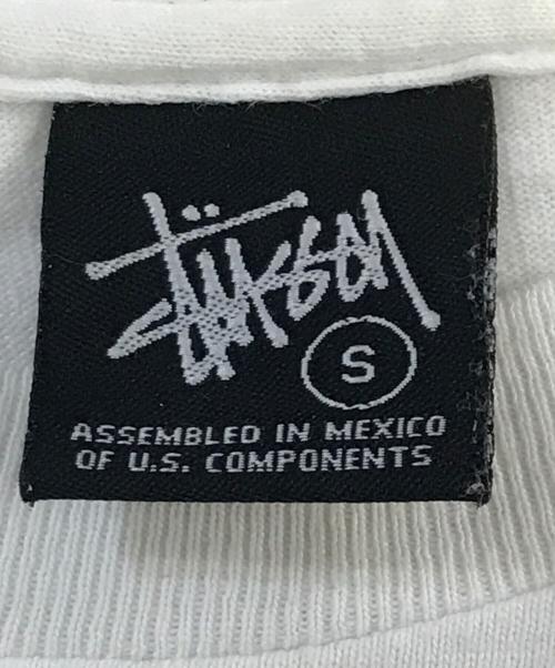 stussy（ステューシー）stussy (ステューシー) プリントTシャツ ホワイト サイズ:Sの古着・服飾アイテム