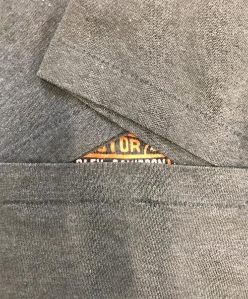 モーターサイクルTシャツ（モーターサイクルTシャツ）モーターサイクルTシャツ (モーターサイクルTシャツ) 80s HARLEY-DAVIDSON(ハーレー・ダビットソン) モーターサイクルTシャツ ブラック サイズ:Mの古着・服飾アイテム