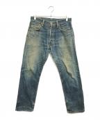 EVISUエヴィス）の古着「カモメペイントデニムパンツ」｜インディゴ