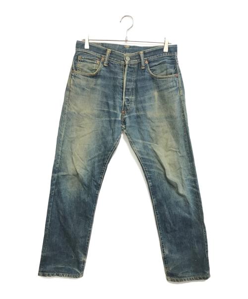 EVISU（エヴィス）EVISU (エヴィス) カモメペイントデニムパンツ インディゴ サイズ:31×35の古着・服飾アイテム