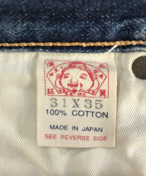 EVISU（エヴィス）EVISU (エヴィス) カモメペイントデニムパンツ インディゴ サイズ:31×35の古着・服飾アイテム