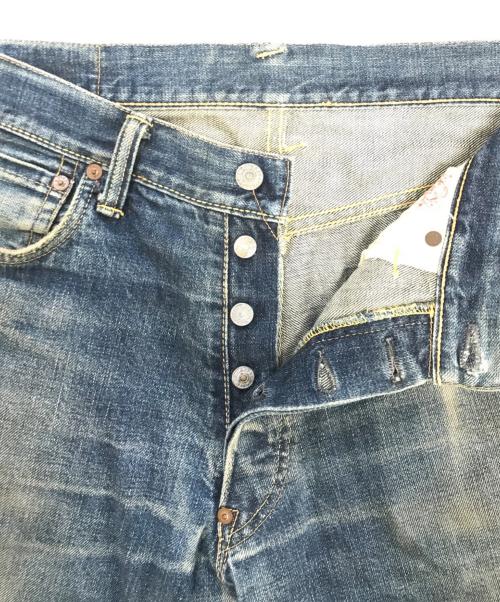 EVISU（エヴィス）EVISU (エヴィス) カモメペイントデニムパンツ インディゴ サイズ:31×35の古着・服飾アイテム