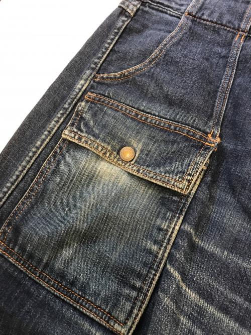 EVISU（エヴィス）EVISU (エヴィス) カモメペイントブッシュデニムパンツ インディゴ サイズ:記載なしの古着・服飾アイテム