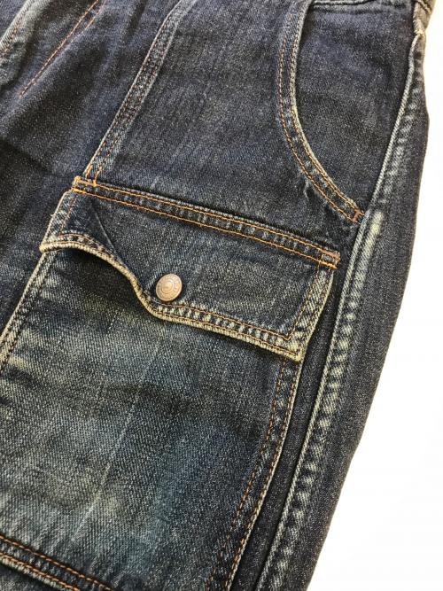 EVISU（エヴィス）EVISU (エヴィス) カモメペイントブッシュデニムパンツ インディゴ サイズ:記載なしの古着・服飾アイテム