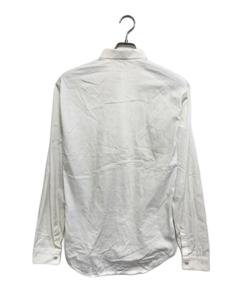 DIOR HOMME（ディオール オム）DIOR HOMME (ディオール オム) アトリエロゴラインシャツ ホワイト サイズ:37の古着・服飾アイテム