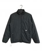 stussyステューシー）の古着「リバーシブル中綿ジャケット」｜ブラック